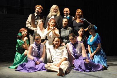 como se construian las imagenes en la literatura teatral