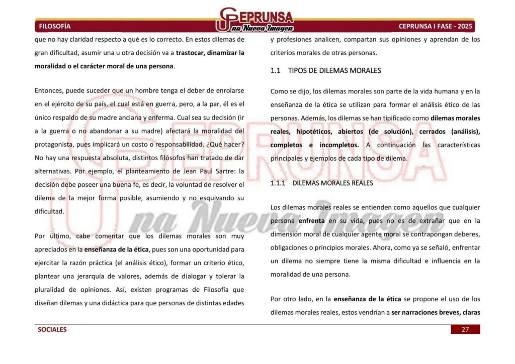Cómo se planteaban los dilemas éticos en las obras 8 como se planteaban los dilemas eticos en las obras