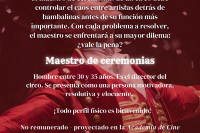 como se realiza el casting para roles teatrales