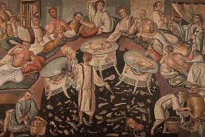 cual era la estructura de un teatro romano tipico