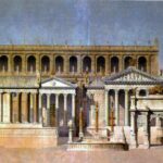 cuales eran los elementos distintivos del teatro romano