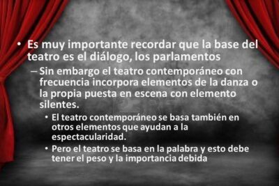 la importancia del feedback en el teatro contemporaneo