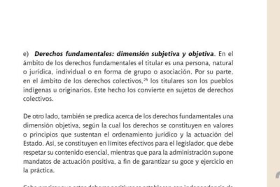 que es la actuacion subjetiva y como se presenta