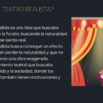 que relacion hay entre el realismo y el teatro social