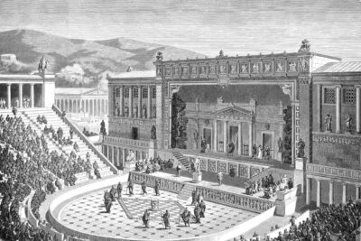 relacion entre teatro y politica en la antigua grecia